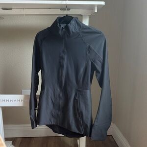 Women's Black Softshell Zip-Up Define Jacket